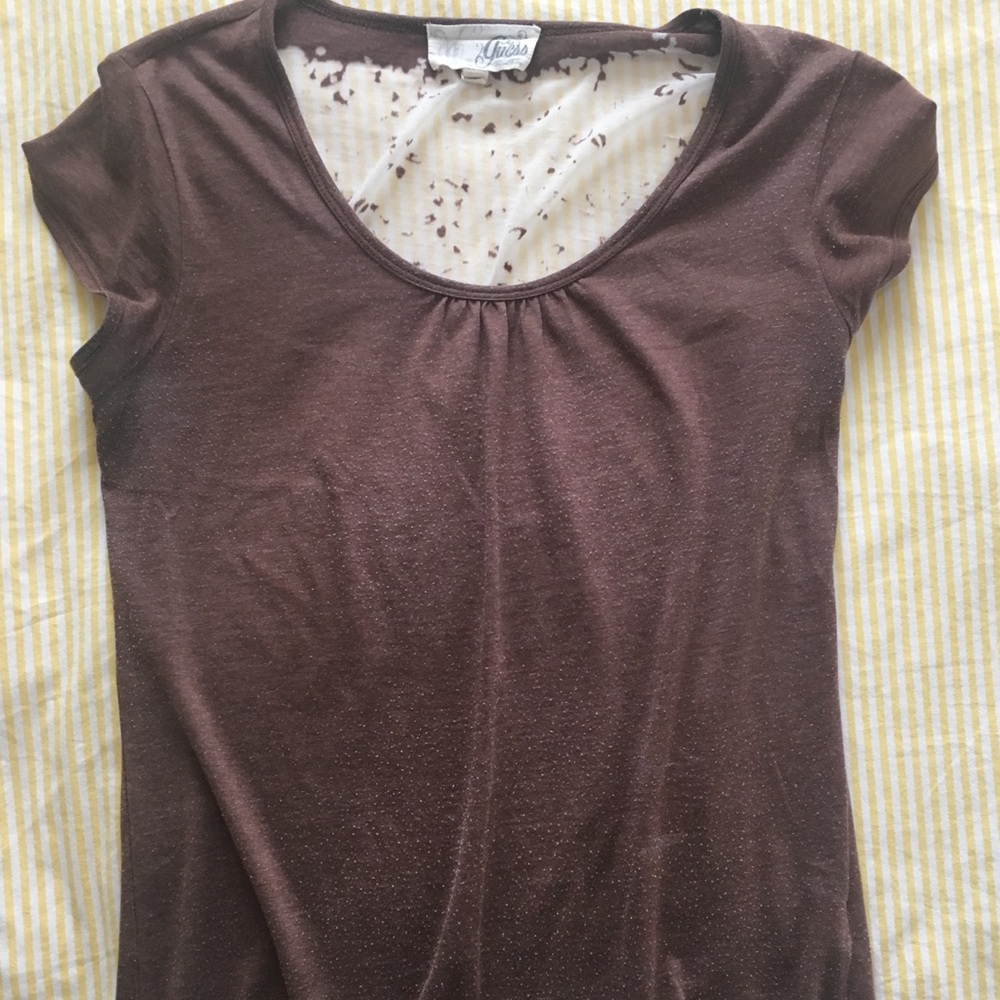 Sheer Back Tee Shirt